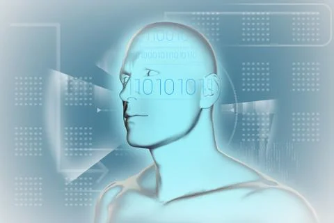 Composite image of interface Stock Illustration