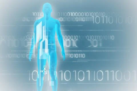 Composite image of interface Stockillustratie