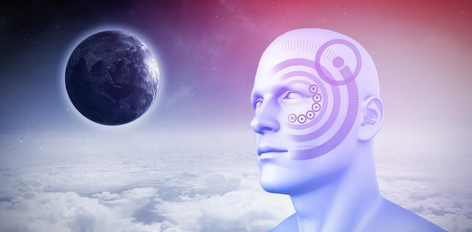 Composite image of interface Stock Illustration
