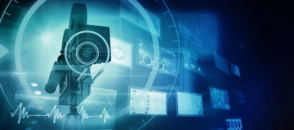 Composite image of interface Stock Illustration