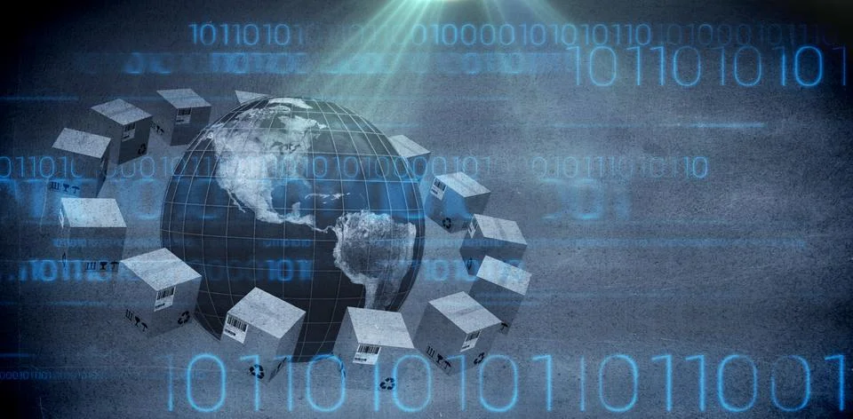 Composite image of interface 스톡 일러스트