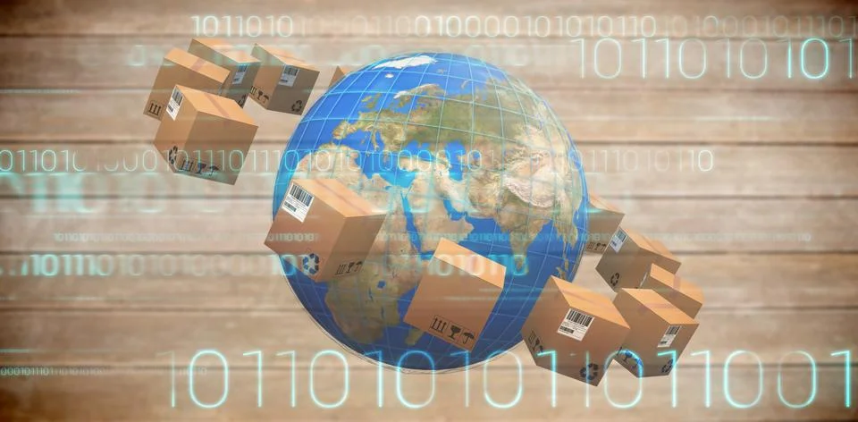 Composite image of interface Stock Illustration