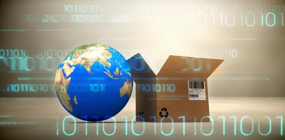 Composite image of interface 스톡 일러스트