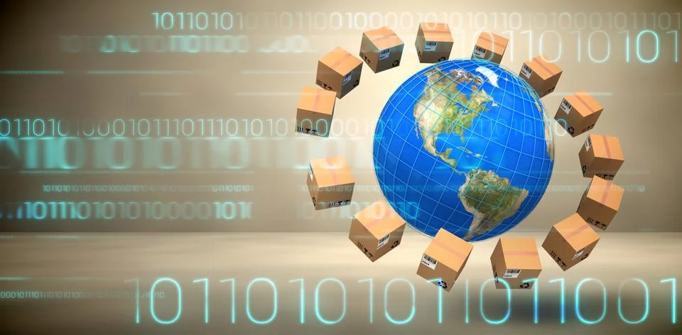 Composite image of interface 스톡 일러스트