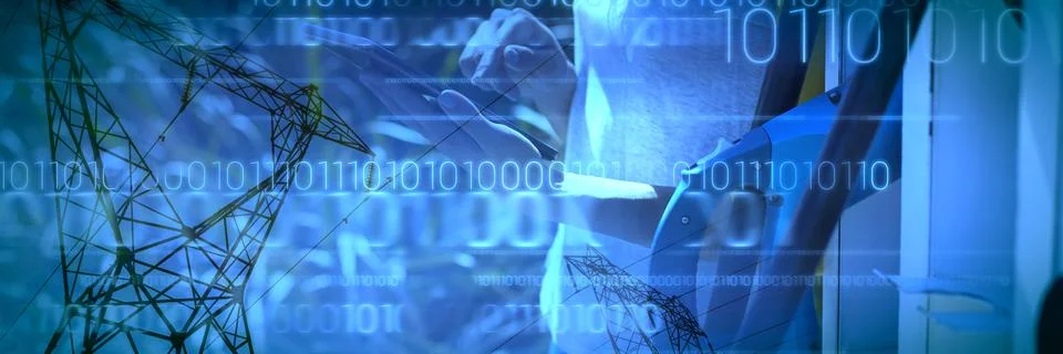 Composite image of interface Stock Illustration