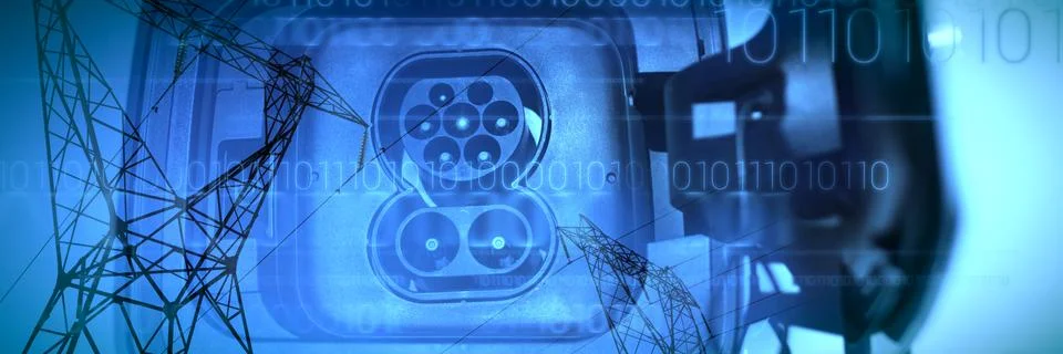 Composite image of interface Illustrazione stock