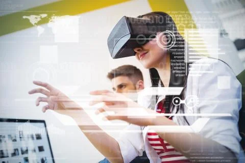 Composite image of interface Stock Photos