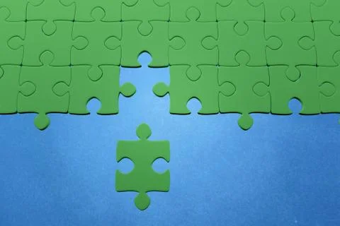 Composite image of jigsaw puzzle Illustrazione stock