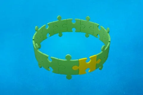 Composite image of jigsaw puzzle 스톡 일러스트