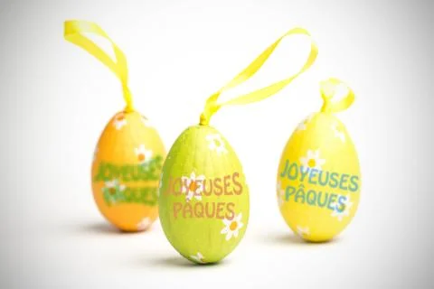 Composite image of joyeuses paques Stock Illustration