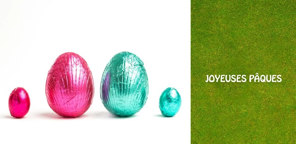 Composite image of joyeuses paques Stock Illustration