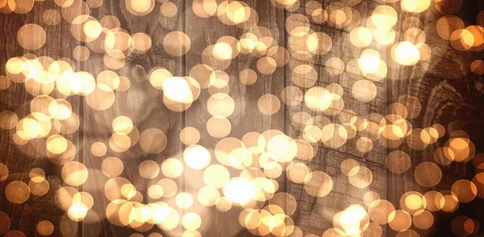 Composite image of light glowing dots design pattern Foto stock