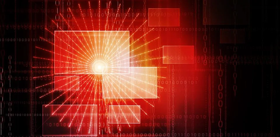 Composite image of light with a white background イラスト素材