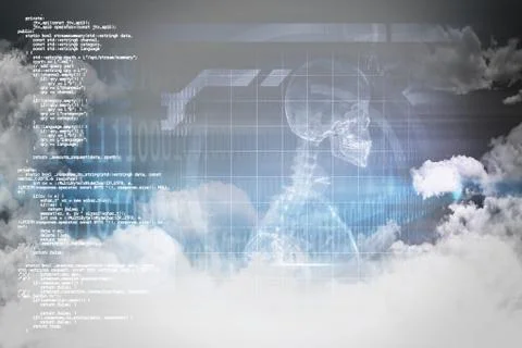 Composite image of medical interface 스톡 일러스트