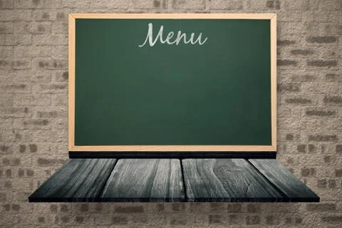 Composite image of menu message 스톡 일러스트