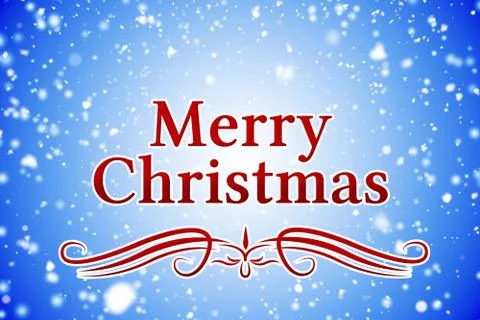 Composite image of merry christmas Illustrazione stock