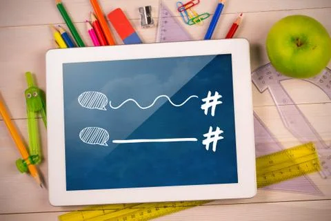 Composite image of mirror Stock Photos