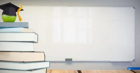 Composite image of mortar board Stock Photos