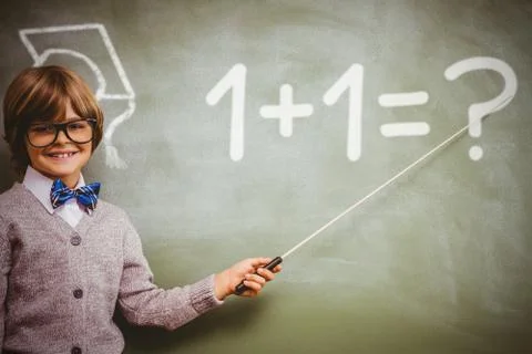Composite image of one plus one Stock Photos