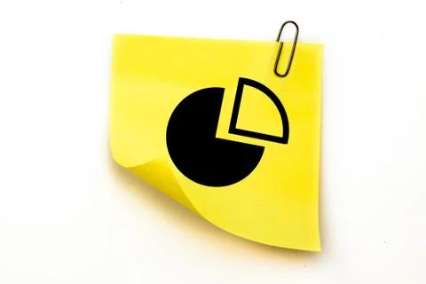 Composite image of pie chart Stockillustratie