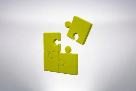 Composite image of piece of jigsaw puzzle イラスト素材
