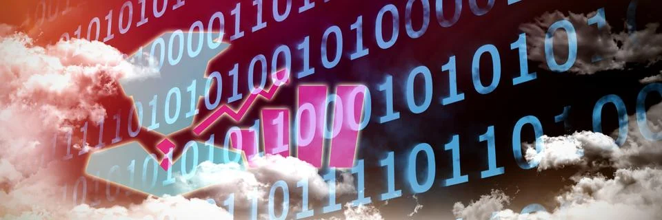 Composite image of presentation Illustrazione stock