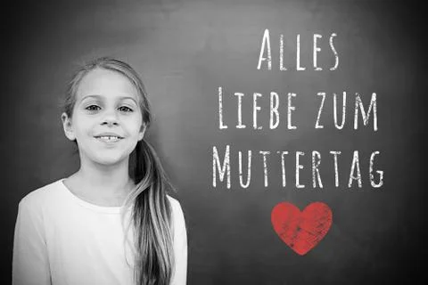 Composite image of schoolchild with blackboard Stock Illustration