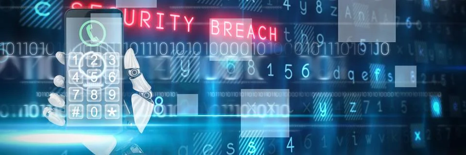 Composite image of screen of a smartphone 库存插图