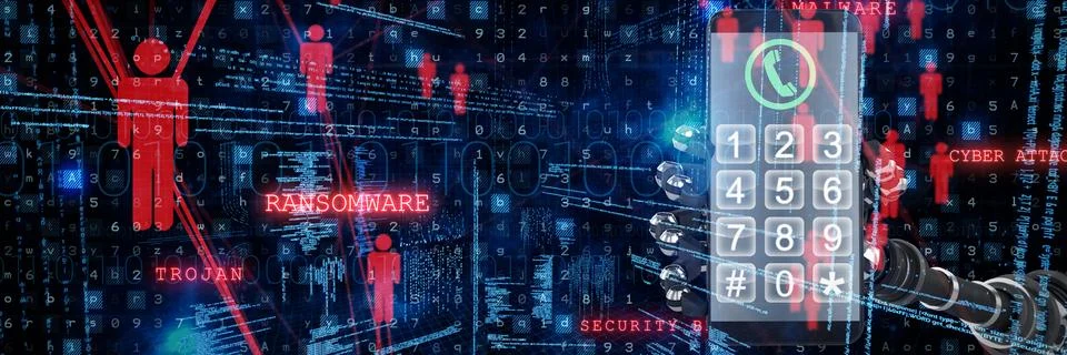 Composite image of screen of a smartphone Stock Illustration