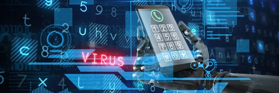 Composite image of screen of a smartphone 库存插图