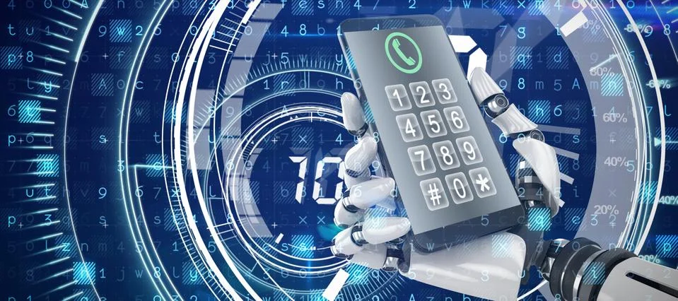 Composite image of screen of a smartphone イラスト素材