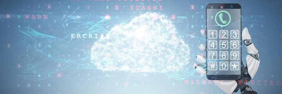 Composite image of screen of a smartphone Illustrazione stock