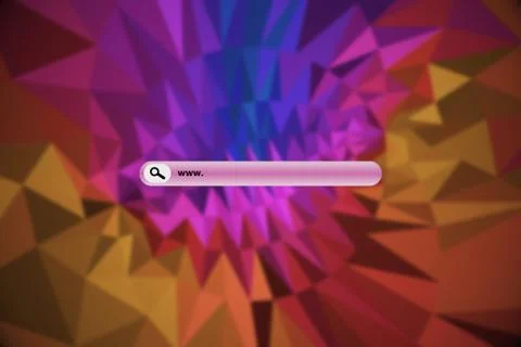 Composite image of search engine Illustrazione stock