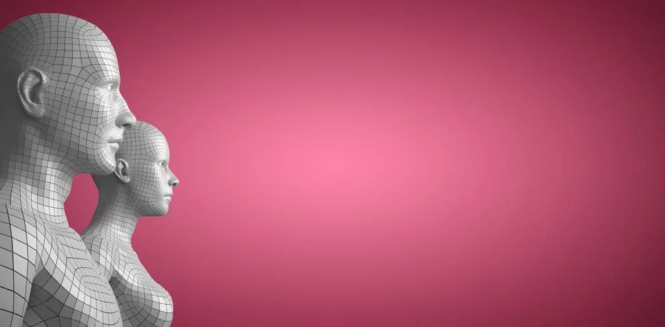 Composite image of side view of gray 3d man Stockillustratie