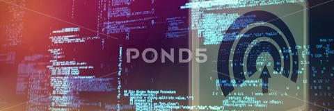 Composite image of sign Stock Illustration