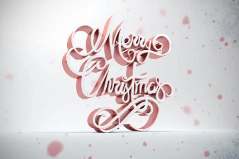 Composite image of snowflake pattern Illustrazione stock