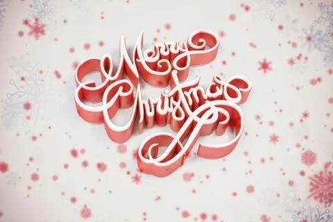 Composite image of snowflake pattern Illustrazione stock