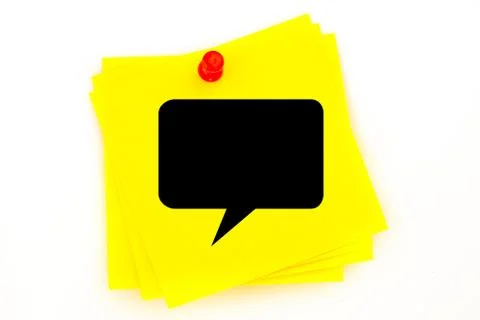 Composite image of speech bubble Stockillustratie
