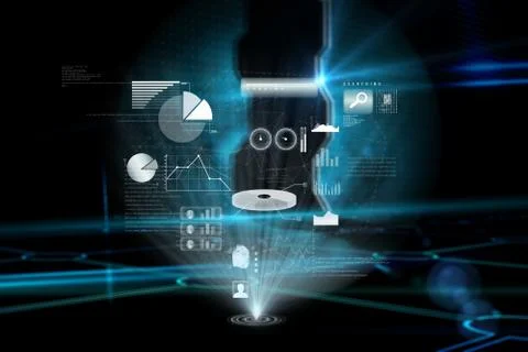Composite image of technology interface イラスト素材