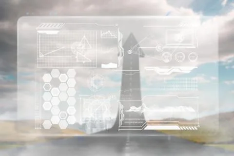 Composite image of technology interface Stock Illustration