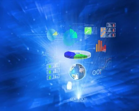 Composite image of technology interface Stock Illustration