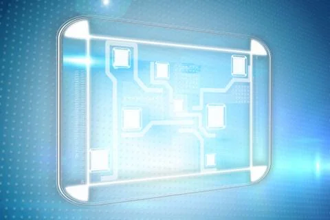 Composite image of technology interface イラスト素材