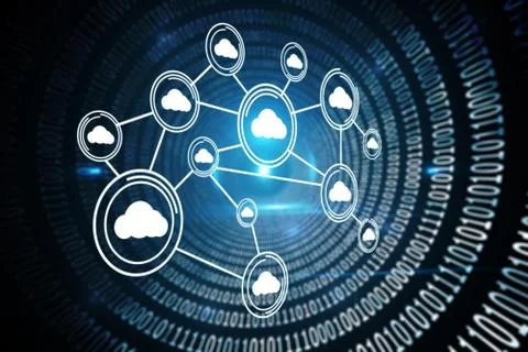 Composite image of technology interface イラスト素材