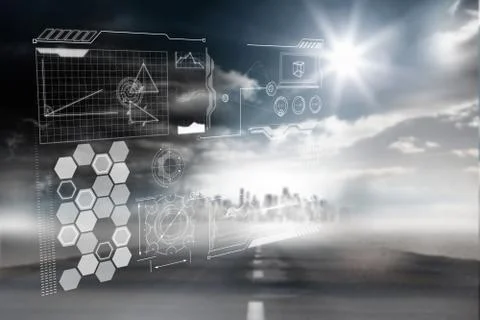 Composite image of technology interface Stock Illustration