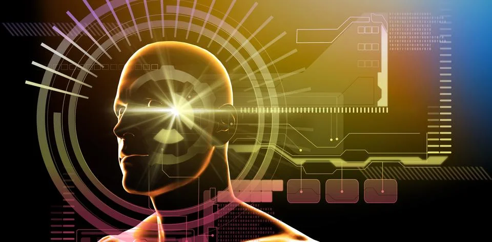 Composite image of technology interface Stock Illustration