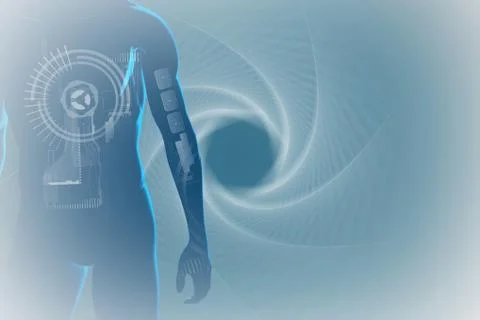 Composite image of technology interface Stock Illustration