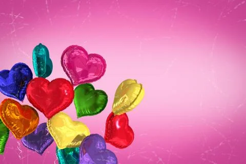 Composite image of texture against pink Stock Illustration