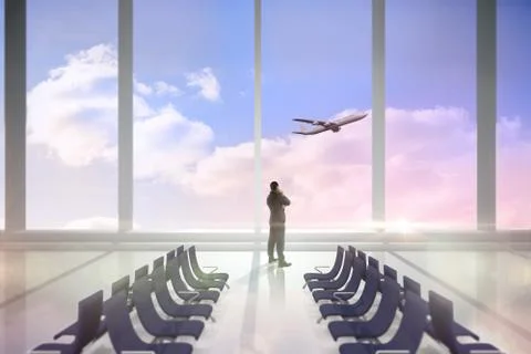 Composite image of thinking businessman Stock Illustration