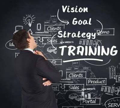 Composite image of thinking businessman Stock Illustration
