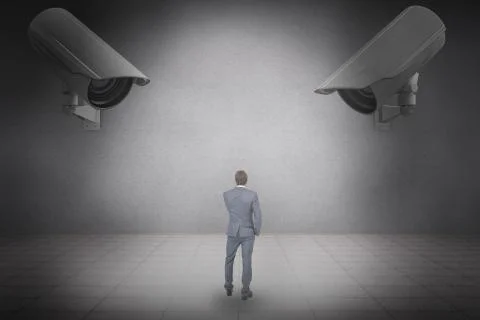 Composite image of thinking businessman 스톡 일러스트